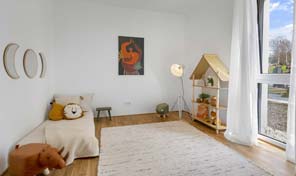Kinderzimmer Neubauwohnung in Trier von Zenz Massivhaus 